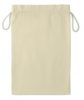 TASKE LARGE Nagy pamut zsinórós tasak, bézs