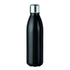 ASPEN GLASS Üveg palack, 650 ml, fekete