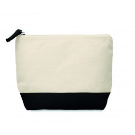 KLEUREN Pamut kozmetikai táska, fekete