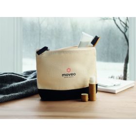 KLEUREN Pamut kozmetikai táska, fekete