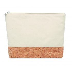 PORTO BAG Parafa & pamut kozmetika táska, bézs