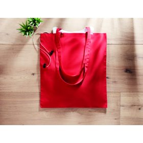 COTTONEL COLOUR ++ Pamut bevásárlótáska, 180 g, piros