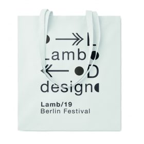 COTTONEL COLOUR ++ Pamut bevásárlótáska, 180 g, fehér