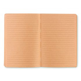 NOTECORK A5 vonalas parafa notesz, bézs