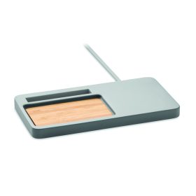 VIANA DESK Vez.nélk.töltő rendszerező  5W, szürke