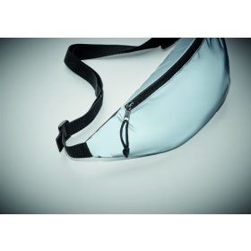 VISIWAIST Fényvisszaverő övtáska, fakó ezüst