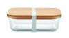 TUNDRA LUNCHBOX Üveg/bambusz uzsonnás doboz, fa