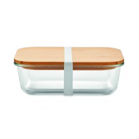 TUNDRA LUNCHBOX Üveg/bambusz uzsonnás doboz, fa