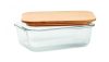 TUNDRA LUNCHBOX Üveg/bambusz uzsonnás doboz, fa