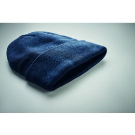 POLO RPET RPET mandzsettás kötött sapka, kék