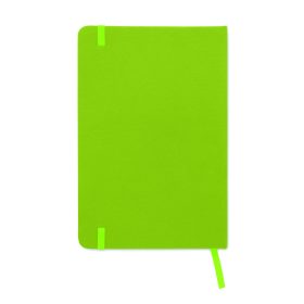 NOTE RPET A5 vonalas notesz RPET borító, lime