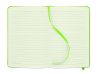 NOTE RPET A5 vonalas notesz RPET borító, lime