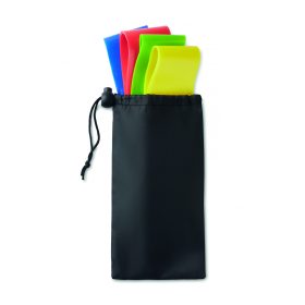 FITBAND 4 TPE fitnesz szalag, fekete