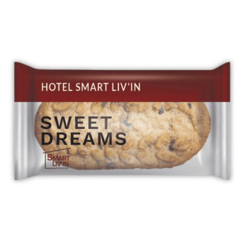 Omlós keksz egyedi, logózható csomagolásban